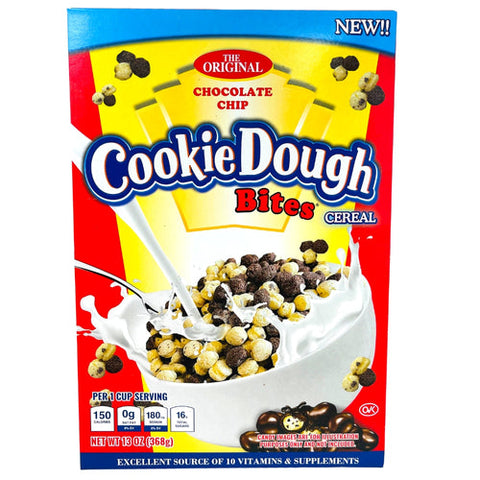Cookie Dough Bites Cereal, Cookie Dough Bites Chocolate Chips Cereal