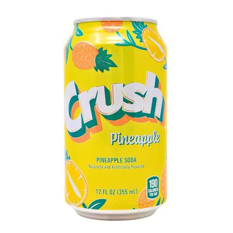 Crush, Crush Soda, Crush Pineapple, Crush Pineapple Soda