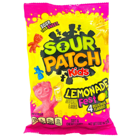 Sour Patch Kids Lemonade Fest - Sour Candy - Citrus Flavours - Sour Patch Kids