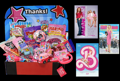 Movie Night - Fun Box - Movie Candy - Barbie Candy - Pink Candy - Pink Candy Perfume - Cotton Candy Pink