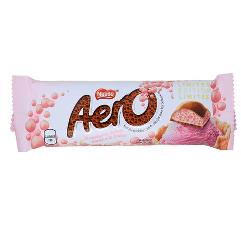 aero, aero chocolate bar, aero chocolate, aero strawberry, strawberry chocolate