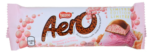 Aero Strawberry Scoop - Strawberry-Flavoured Chocolate - Aero Candy - Aero Chocolate - Aero Strawberry - Canadian Chocolate