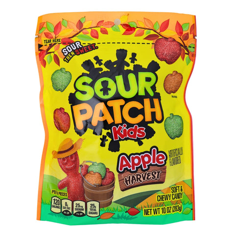 Sour Patch Kids Apple Harvest - Sour Candy - Apple-Flavoured Candy - Sour Patch Kids - Seasonal Candy