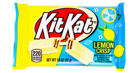 Kit Kat - Kit Kat Lemon White Creme - White Chocolate - Citrusy Flavours - Lemon Candy
