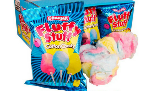 Charms Fluffy Stuff Cotton Candy-Top 30 Candies of All Time
