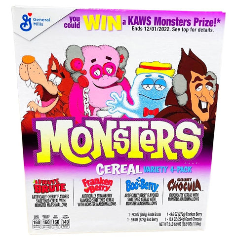 monsters mash cereal 4 pack