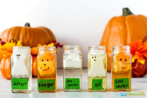 halloween candy, halloween candy science experiment