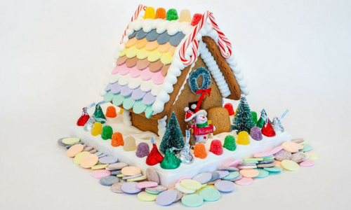 NECCO Wafer Gingerbread House