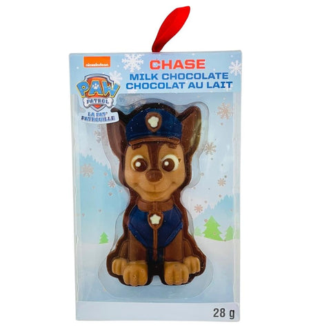 Paw Patrol - Milk Chocolate Ornament - Kids' Christmas Treat - Paw Patrol Chocolate