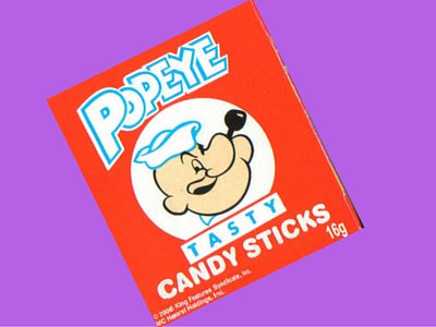 Popeye Candy Sticks Old Fashioned Candy