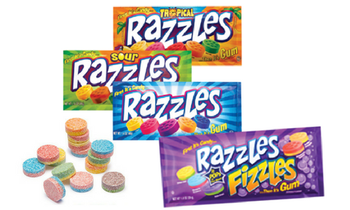 Razzles Candy-Top 30 Candies of All Times