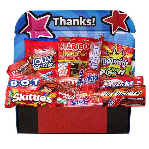 Fun Box - Red Candy - Red Fun Box - Gift Box - Red Candy Gift Box - Candy Gift Box - Christmas Gift - Christmas Candy - Christmas Treats