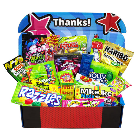 Sour Candy - Christmas Treats - Christmas Candy - Gifts for Brother - Christmas Gifts for Brother - Sour Fun Box