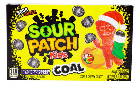 Sour Patch Kids - Sour Patch Kids Coal - Sour Candy - Christmas Candy