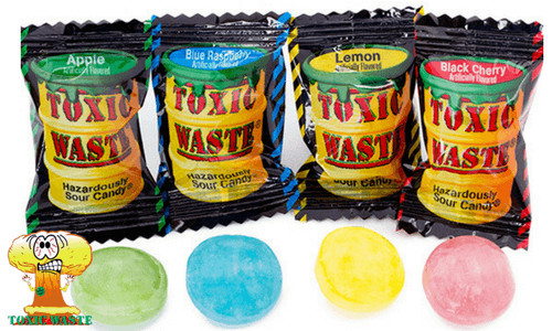 Toxic Waste Hazardously Sour Candy-Top 10 Most Sour Candy