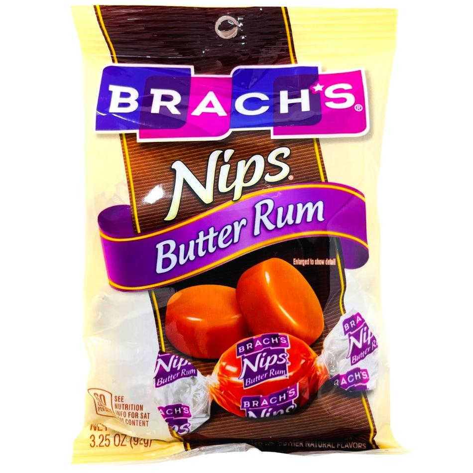 Brach's FER06803 Classic Nips Caramel Hard Candy 3.25 oz. Bag, Pack of 1