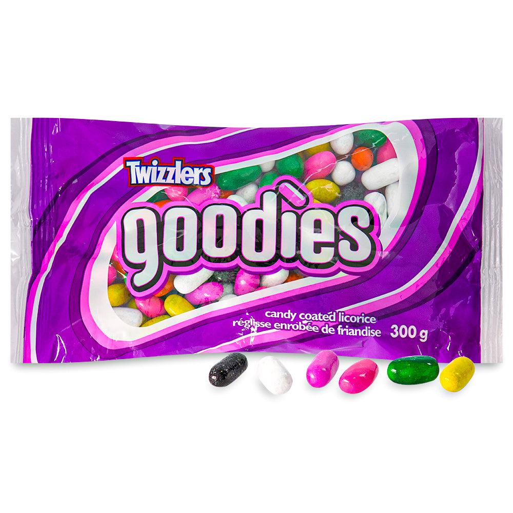 Twizzlers Goodies Candy Coated Licorice - 300g, Candy Funhouse CA