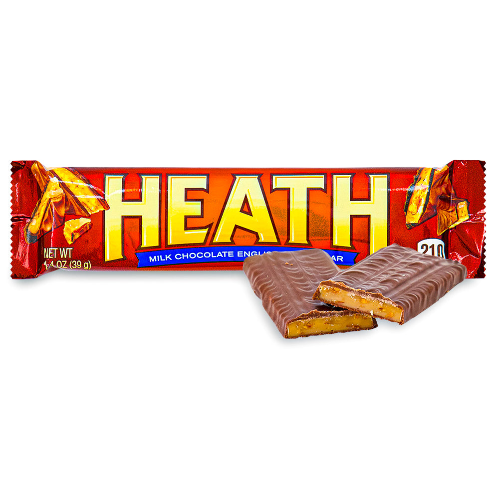 Heath Candy Bars Milk Chocolate English Toffee Bars 39g