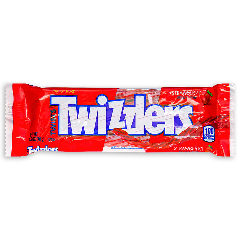 れても Twizzlers Twists Strawberry Flavored Wrapped Candy