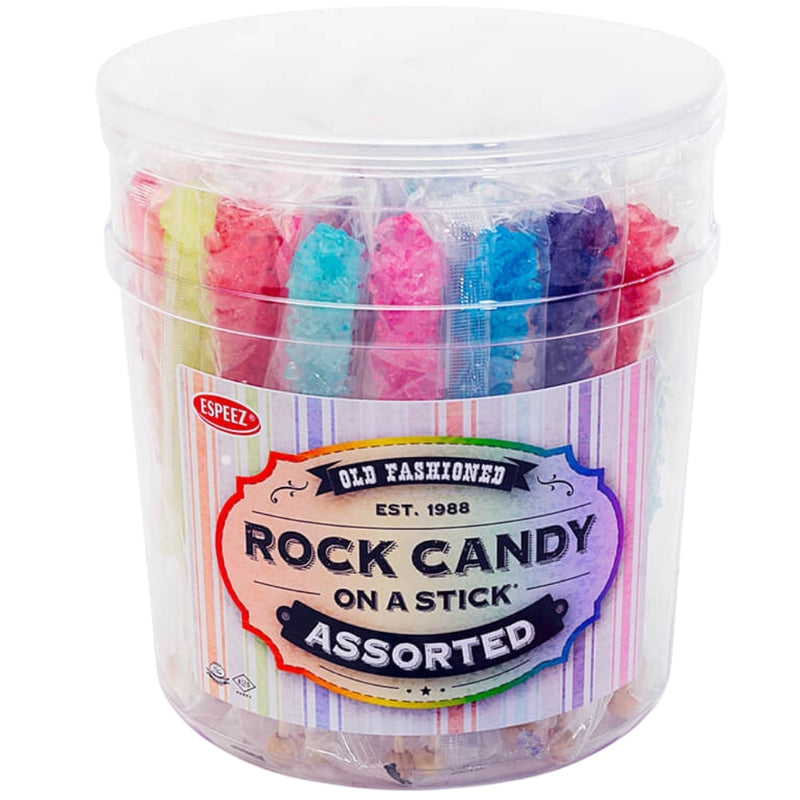 Rock Candy Sticks Assorted Retro Candies Candy Funhouse 1538