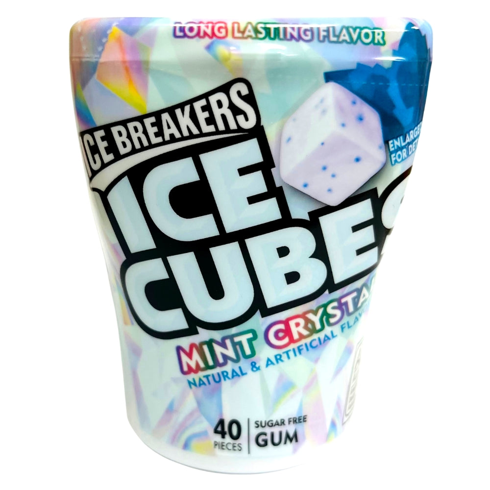 Ice Breakers Ice Cubes Mint Crystal Gum | Candy Funhouse