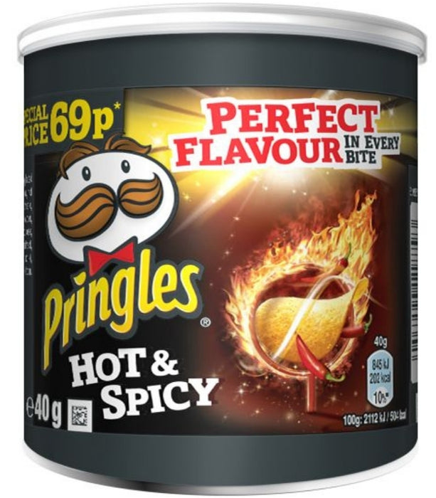 Pringles Hot & Spicy UK - 40g | Candy Funhouse