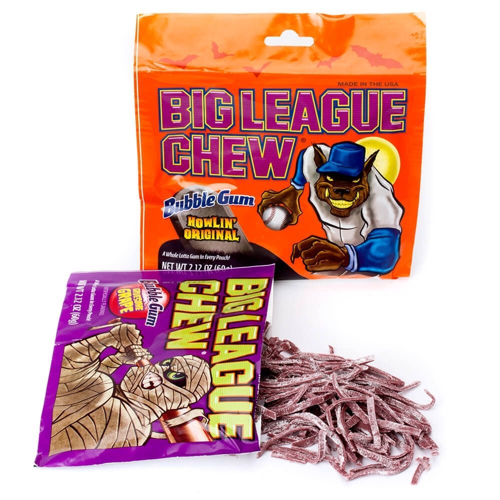 Big League Chew Halloween Bubble Gum Candy Funhouse