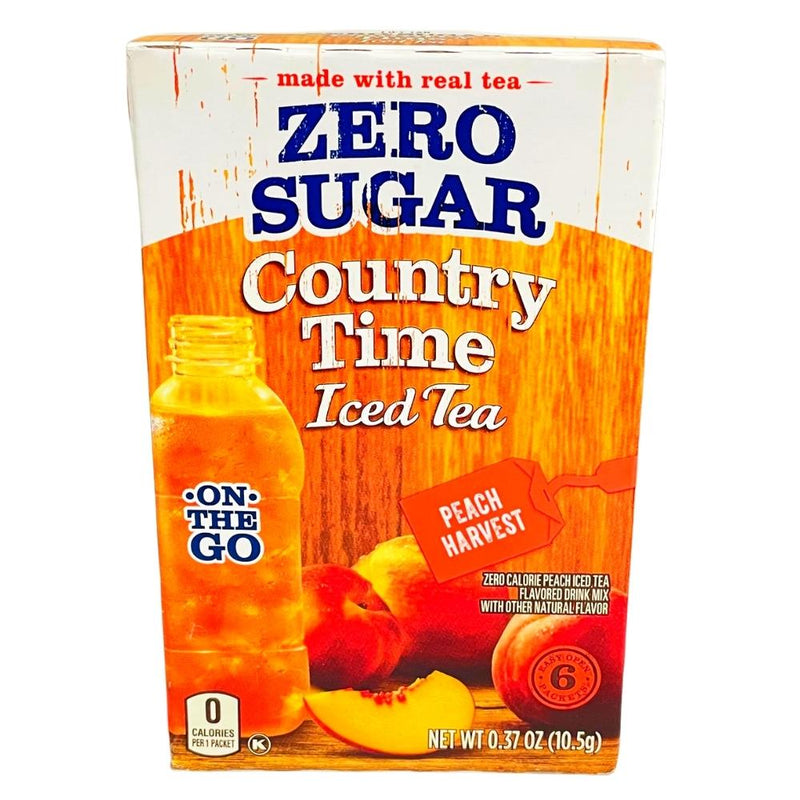 Country Time Zero Sugar Peach Harvest Iced Tea | Candy Funhouse
