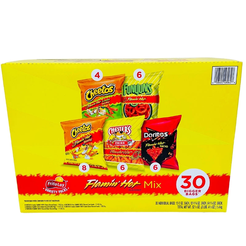 Frito Lay Flamin Hot Mix - 30ct