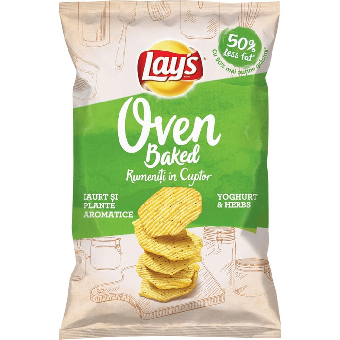 Lays Oven Baked Yoghurt & Herbs Chips | Candy Funhouse