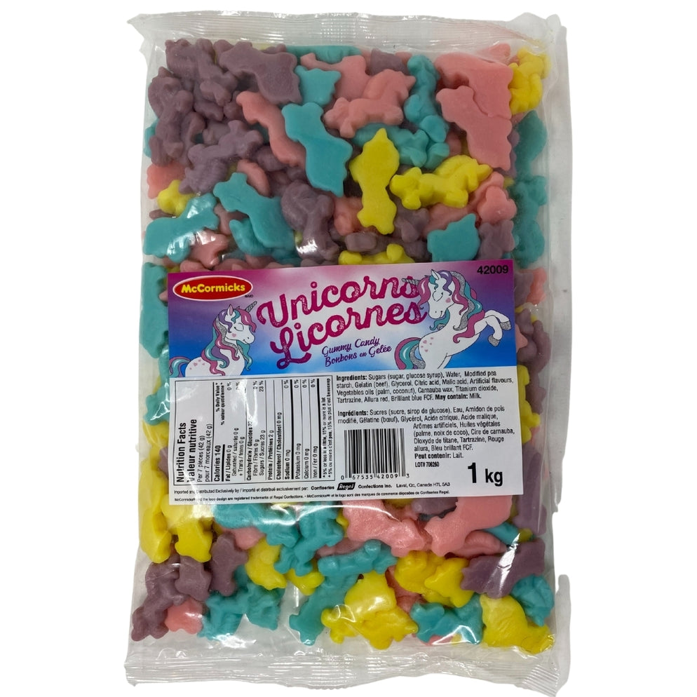 McCormicks Unicorns Gummy Candy - 1kg Candy Funhouse