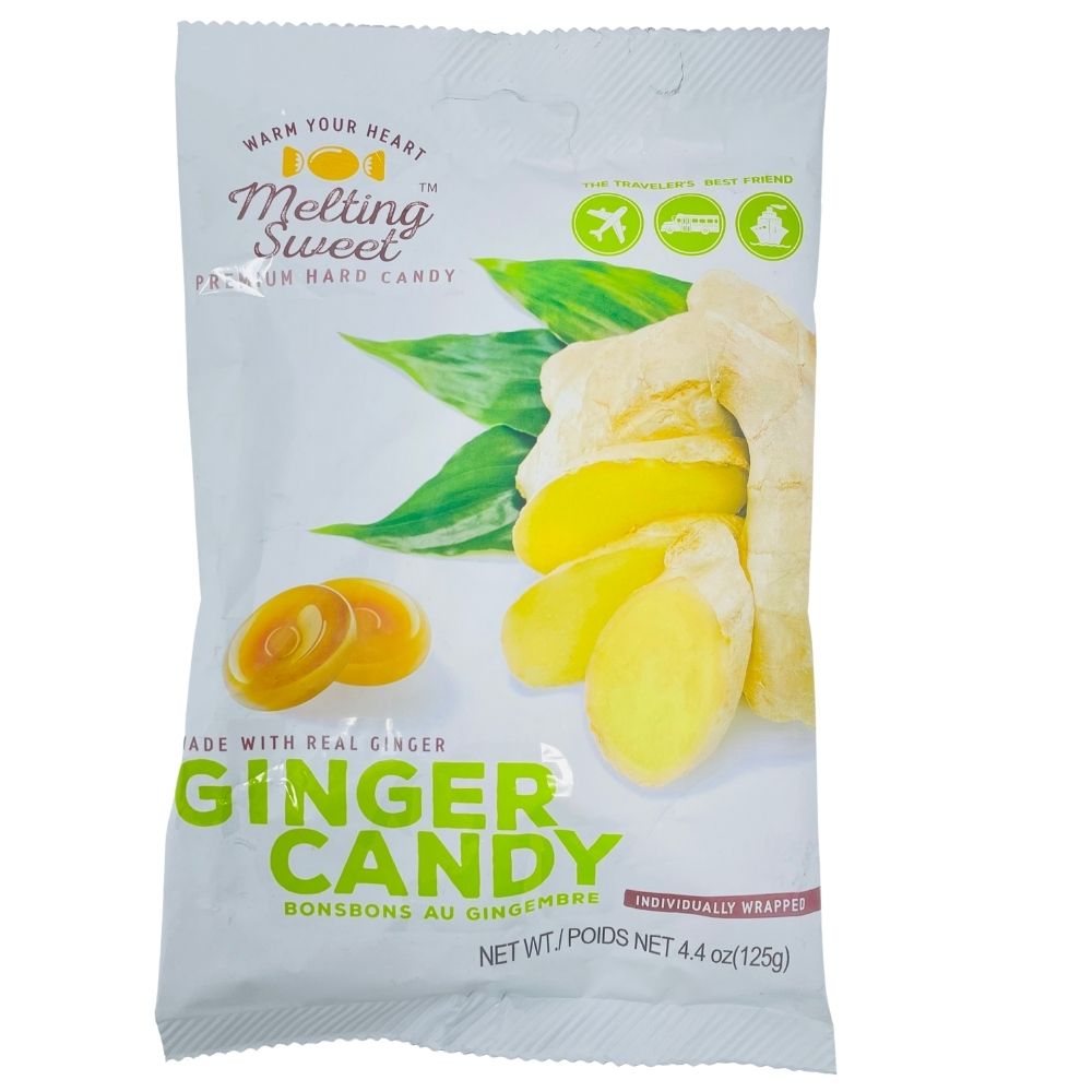 Melting Sweet Ginger Hard Candy 125g Candy Funhouse 1359