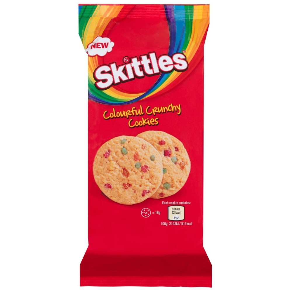 Skittles Colouful Crunchy Cookies - 162g | Candy Funhouse