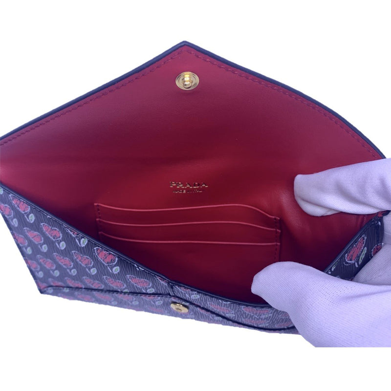 prada envelope wallet inside