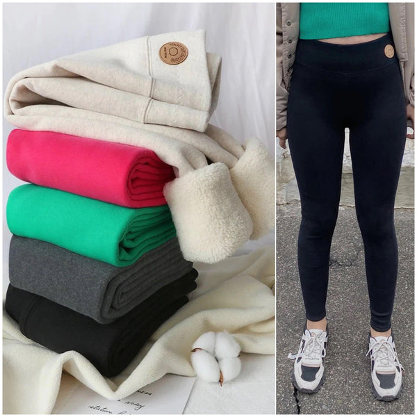 Buy Lateno Premium Fleece Leggings for Women Online in India on a