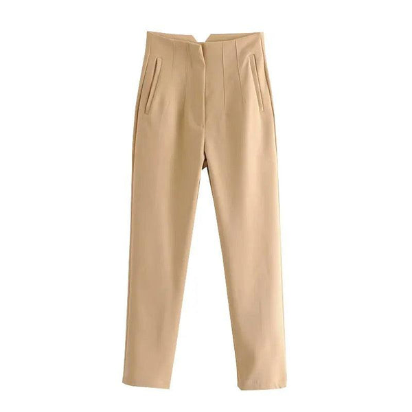 Buy Crest Wide Leg High Waist Pants for Women Online in India on a la mode