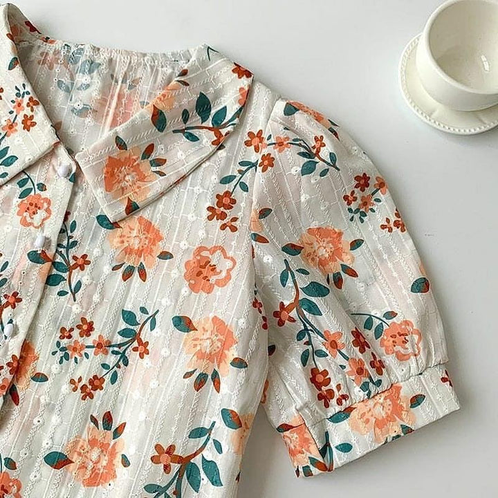 Susan Floral Blouse