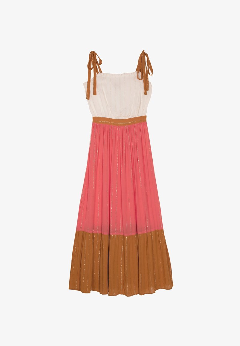 Ingrid Color Block Maxi Dress | Ocre