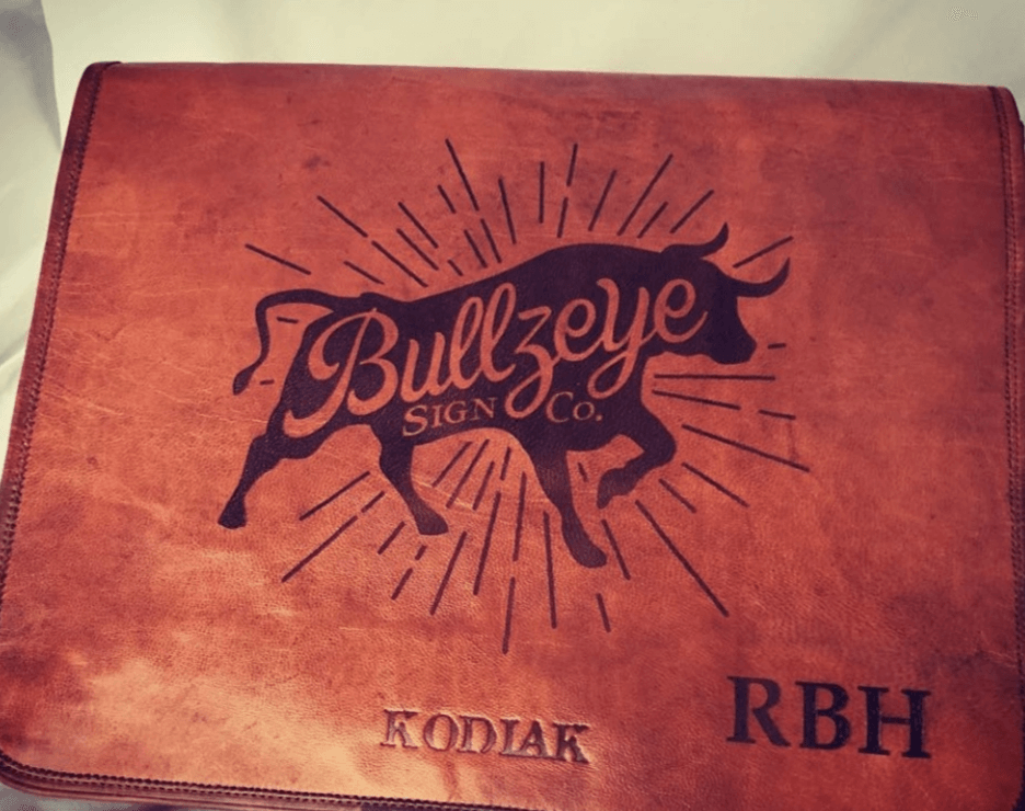 Bullzeye Leather bag