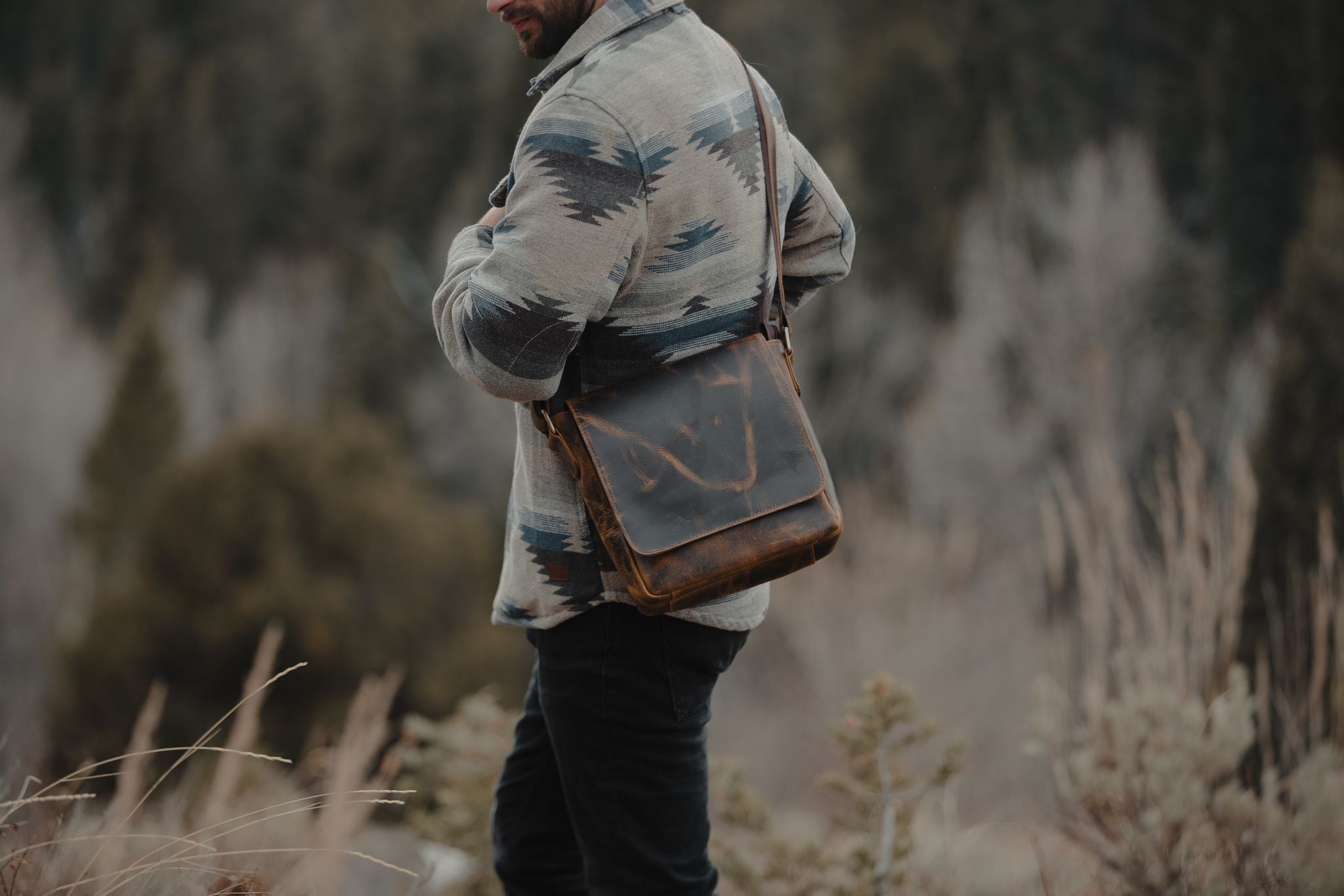 55L Wasatch Duffel Tan | Kodiak Leather Co.