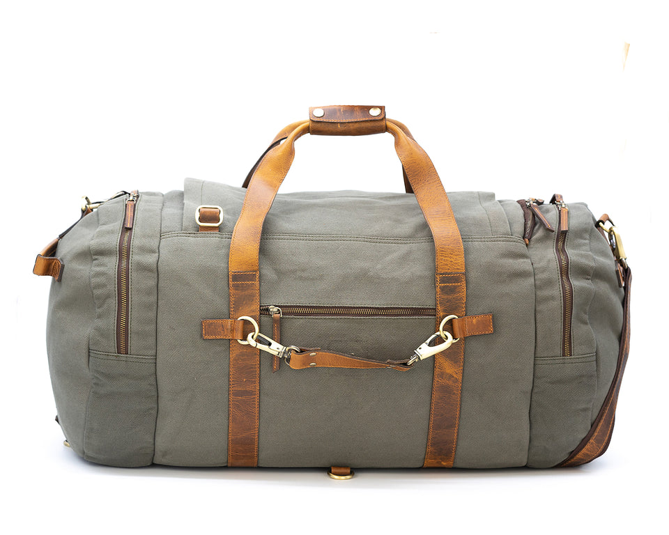 85L Nomad Canvas Duffel – Kodiak Leather Co.