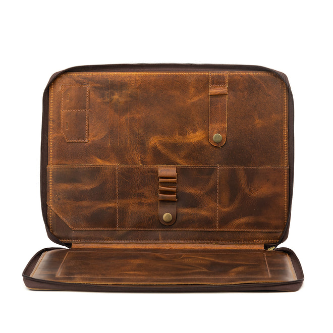 Buffalo Leather MacBook Portfolio – Kodiak Leather Co.