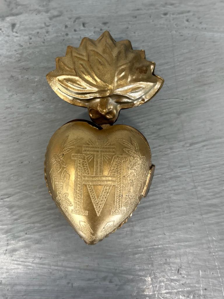 Heart Of Mary Ex Voto Gold Box - The Grey Works