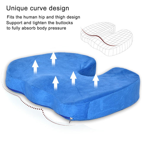 Orthopedic Memory Foam Breathable Seat Cushion For Pain Relief – Home ...
