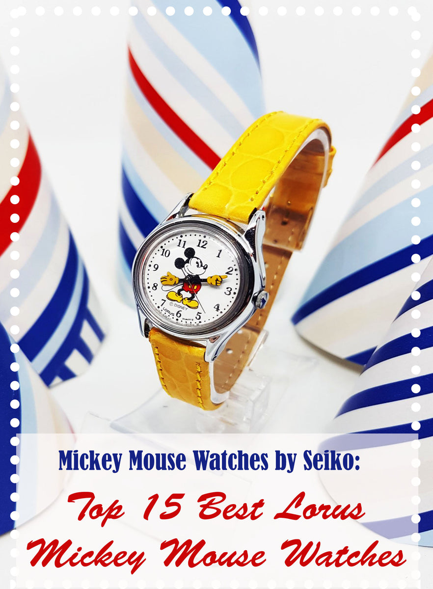 Top 15 Best Lorus Mickey Mouse Watches with Prices - Lorus by Seiko Wa –  Vintage Radar