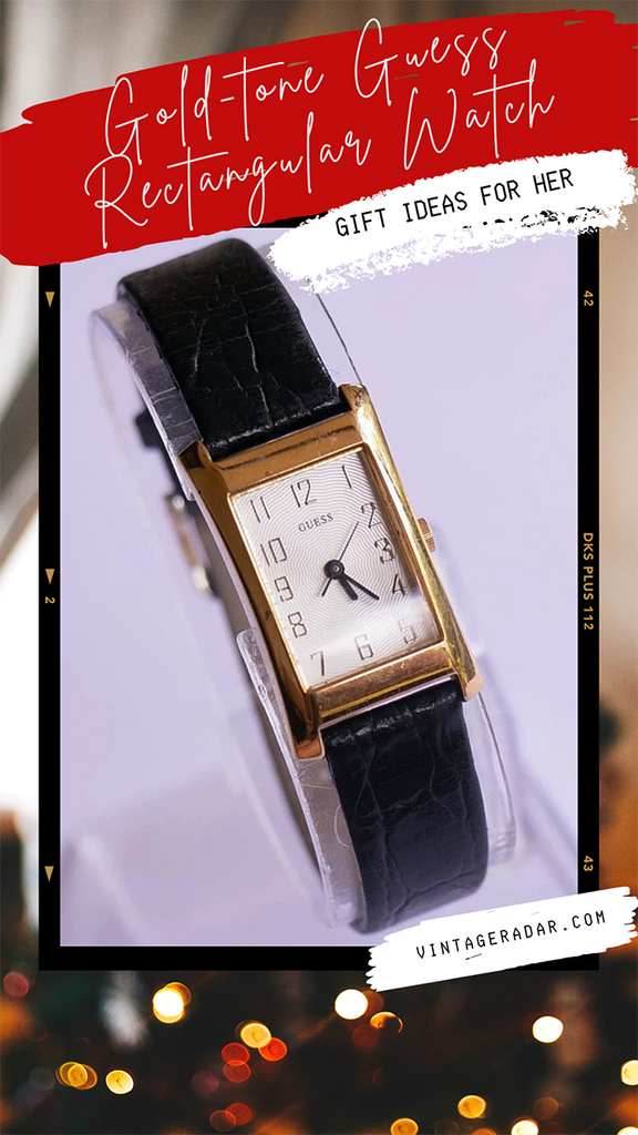 Gold-Ton Guess Uhr für Frauen