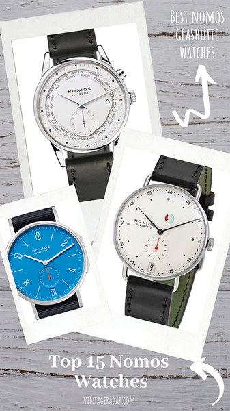 Top 15 montres Nomos