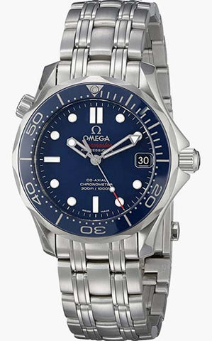 OMEGA MEN'S ANALOG DISPLAY AUTOMATIC SELF WIND SILVER WATCH 212.30.36.20.03.001