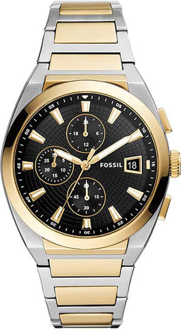 Cuarzo de vestir de acero inoxidable para hombres fossil FS5796 CHRONOGRAPH reloj