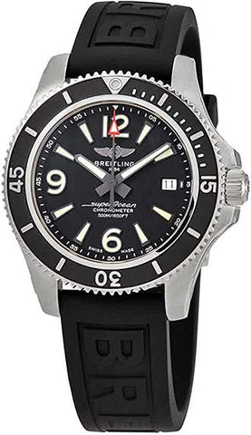 Breitling Superocean 42 Dial negro automático para hombres reloj A17366021B1S1